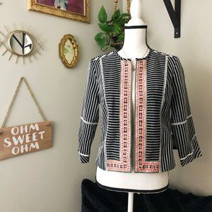 NWT Rafaella boho blazer S